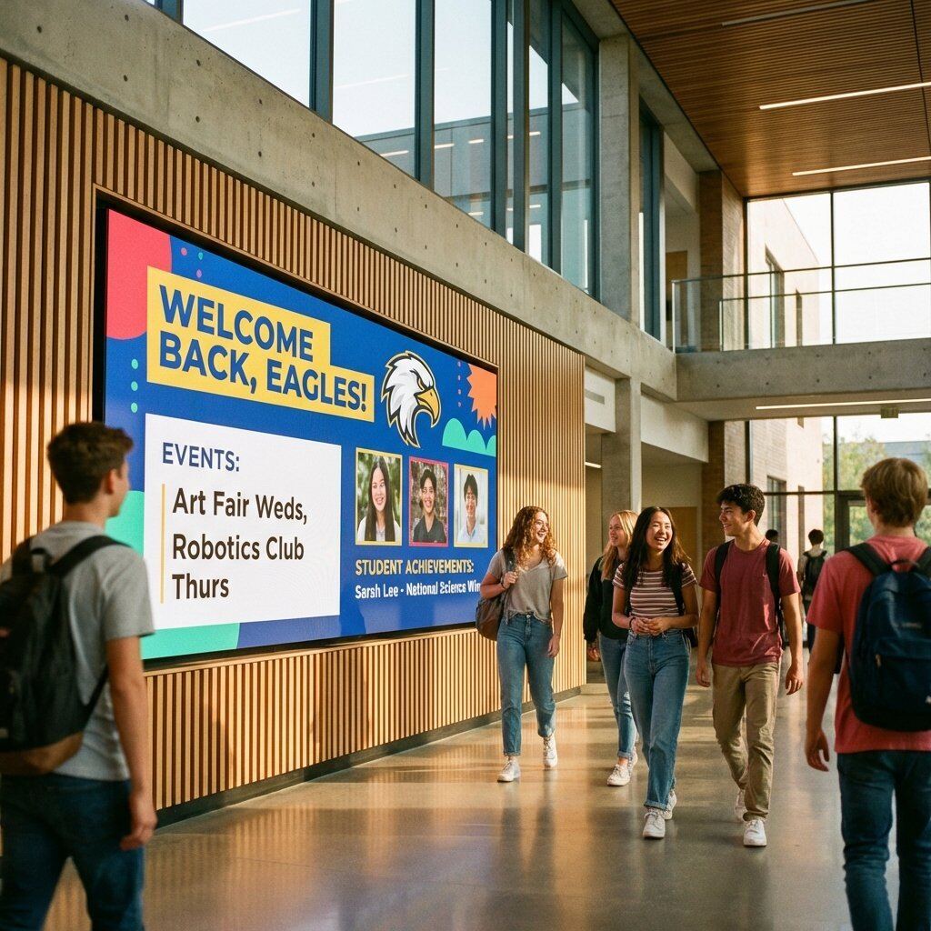 Screen Board Example ScreenBoard — Digital Signage for Education | ScreenBoard